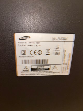 Telecomando Samsung Smart TV nero