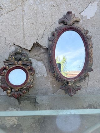 2 Specchi Decorativi Vintage