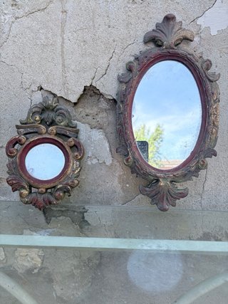 2 Specchi Decorativi Vintage