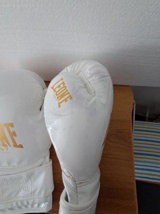 Guantes Boxeo Leone Blancos 1947