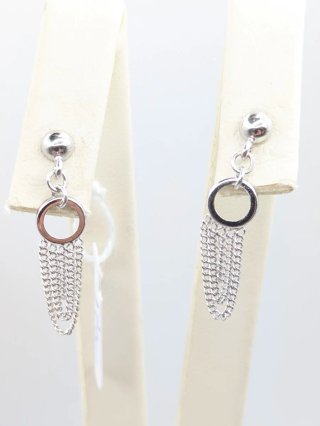 Pendientes Oro Blanco 18k