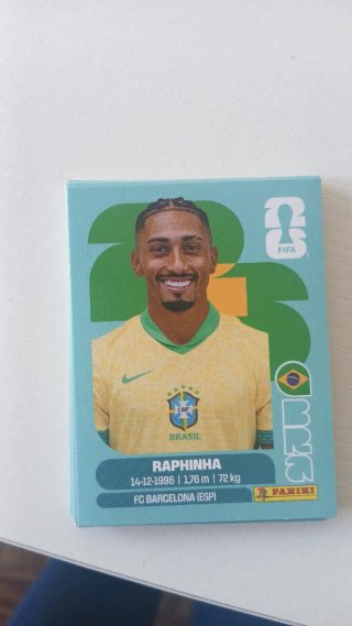 Cromo Raphinha Mundial FIFA 2026 Panini