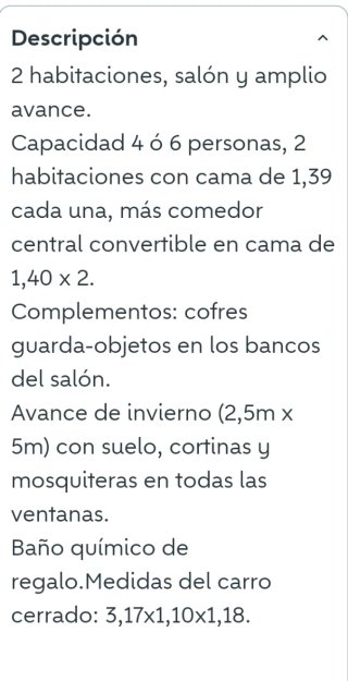 Carro tienda Iniesca Dacota