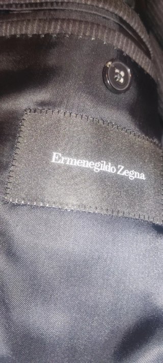 Traje de raya diplomática negro