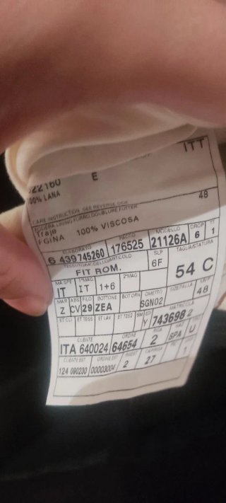 Traje de raya diplomática negro