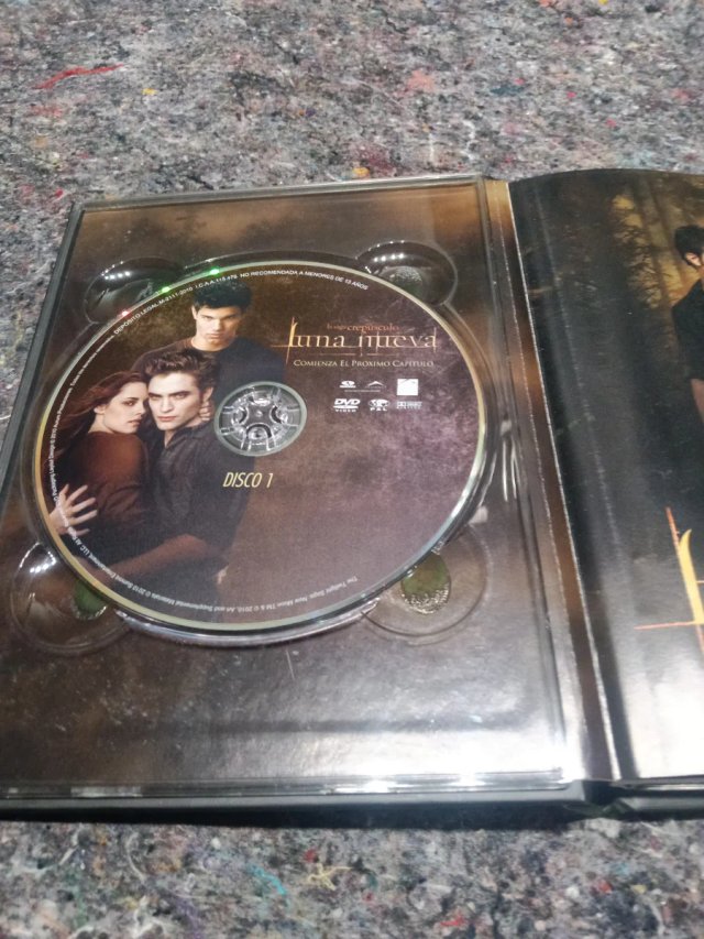 DVD Crepúsculo Luna Nueva Edición Especial 2 Disco