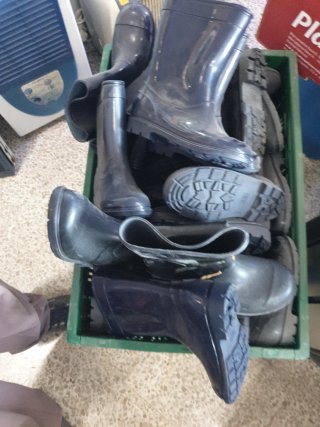 Lote Botas Agua Niños Nuevas Talla Única