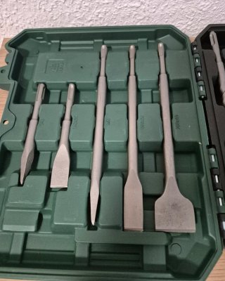 Set Brocas y Cinceles SDS-Plus Parkside