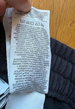 Pantaloni Nike neri usati