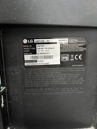 Tele LG pantalla rota
