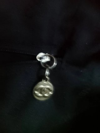 Borsa Chanel bianca e dorata in pelle