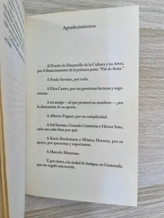 Novela Antigua vida mía de Macela Serrano