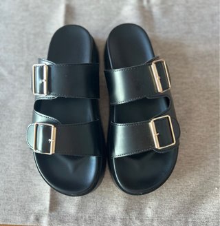Sandalias plataforma mujer negras