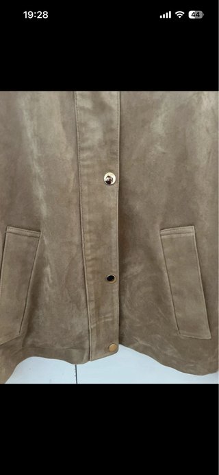 Giacca Zara effetto camoscio