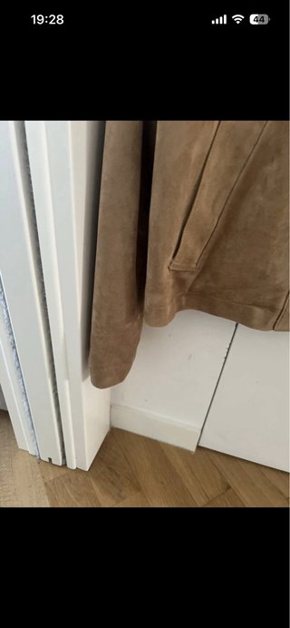 Giacca Zara effetto camoscio