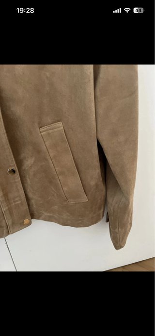 Giacca Zara effetto camoscio