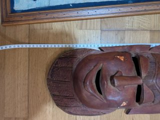Lote Decoración Africana: Máscara y Cuadros
