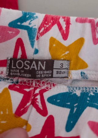 Lote 4 conjuntos: pantalones cortos y camisetas