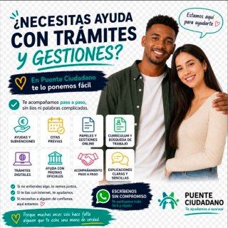 En Puente Ciudadano te ayudamos a pedir tus ayudas