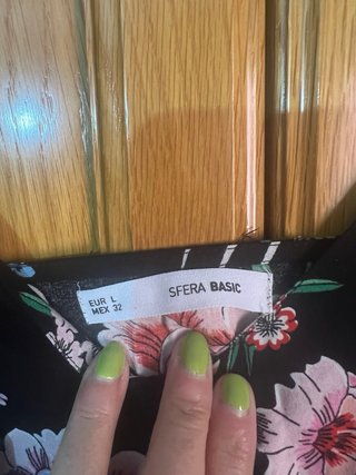 Vestido Sfera Largo Estampado Floral Talla L