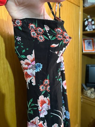 Vestido Sfera Largo Estampado Floral Talla L