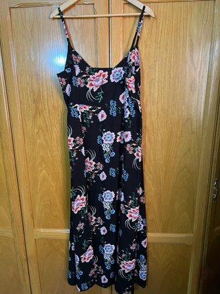 Vestido Sfera Largo Estampado Floral Talla L