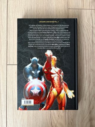 Comic Civil War Marvel Deluxe tapa dura panini