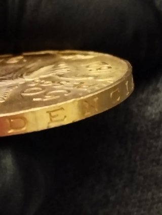 Moneda Oro 50 Pesos México 1945