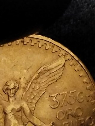 Moneda Oro 50 Pesos México 1945