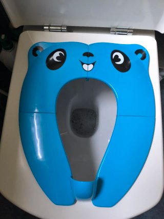 Adaptador WC portátil azul