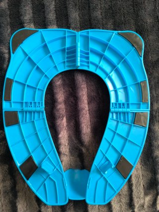 Adaptador WC portátil azul