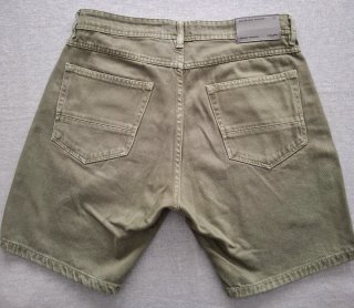 Bermudas Zara Man Verde Oliva Talla 40.