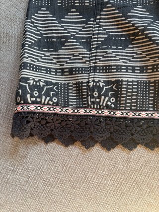 Falda mini Koröshi étnica