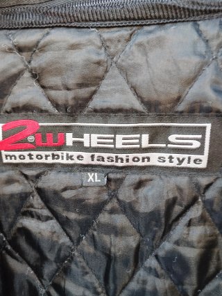 Chaqueta de moto negra Talla XL