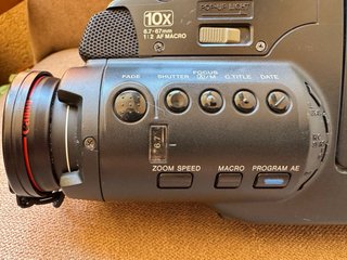 Videocámara Video8 Canon E300E Video8 Sin Cargador