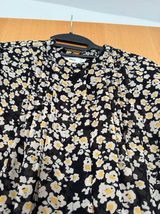 Camisa Mango Estampada Flores