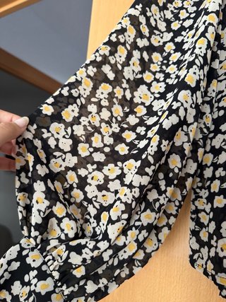 Camisa Mango Estampada Flores