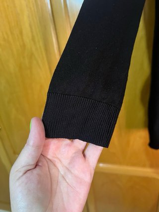 Mango cárdigan negro