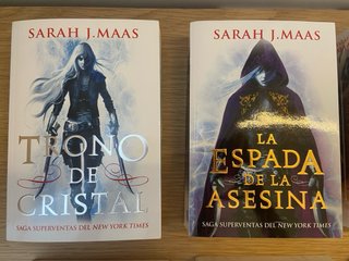 Saga Trono de Cristal completa- primeras ediciones
