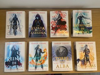 Saga Trono de Cristal completa- primeras ediciones