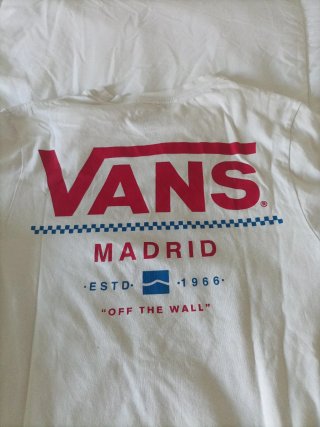 Camiseta Vans Edición Madrid Talla S