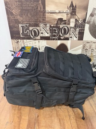 Mochila Táctica Militar 50L Negra Nueva