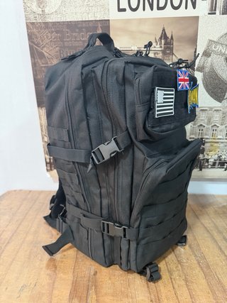 Mochila Táctica Militar 50L Negra Nueva