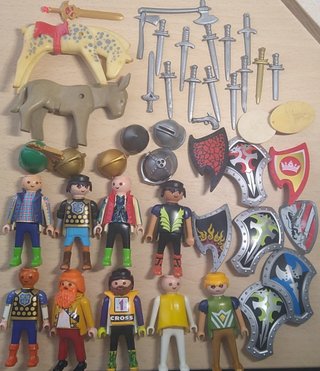 Playmobil Lote Muñecos y Complementos con defectos