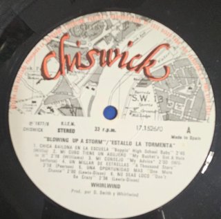 Vinilo Whirlwind Estallo la Tormenta