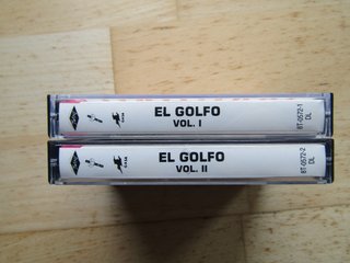 2 Casetes El Golfo Vol. I y Vol. II