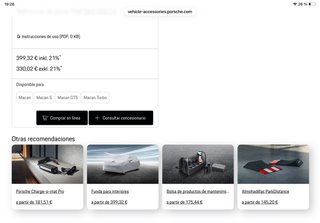 Funda exterior Porsche Macan