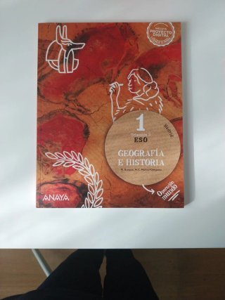 Libros de historia 1 ESO todos los trimestres