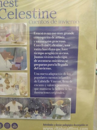 DVD Ernest y Celestine Cuentos de Invierno