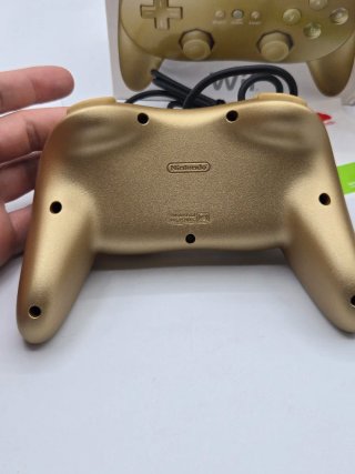 Nintendo Wii Controller Pro Classic Gold Edizione
